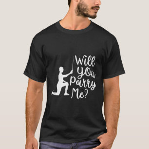 T-shirt Amusante Fencer Fencing Groom Bride Rapier Saber D