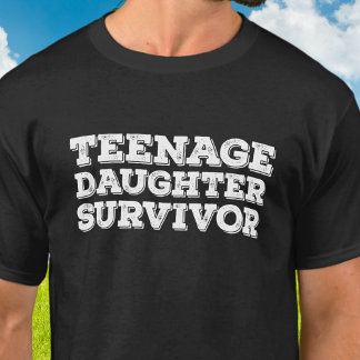 T-shirt Amusante fille adolescente Survivante
