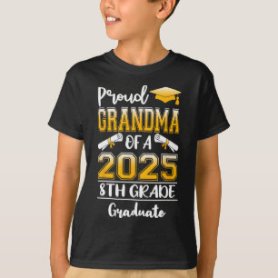 T-shirt Amusante Grand-Mère Fière D'Un Cl De 2025 8E Grade