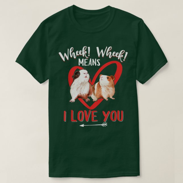 T-shirt Amusante guinéenne de porc pour les femmes et les  (Design devant)