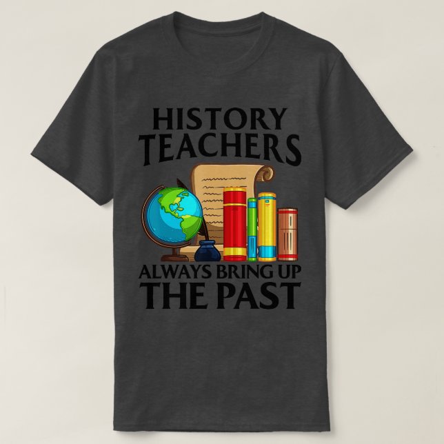 T-shirt Amusante Histoire Conception Enseignante Pour Homm (Design devant)