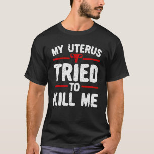T-shirt Amusante Hystérectomie Conception Pour Filles Femm