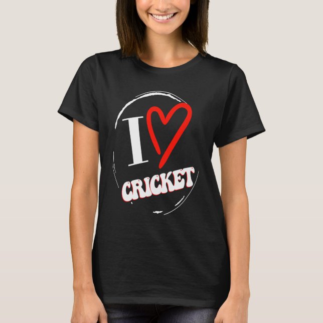 T-shirt Amusante idée de cricket (Devant)