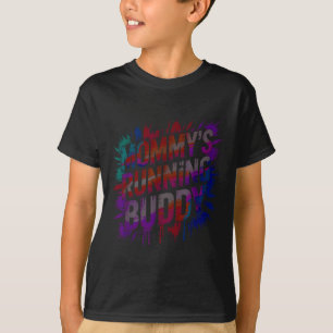 T-shirt Amusante maman copine de course maman semi-maratho