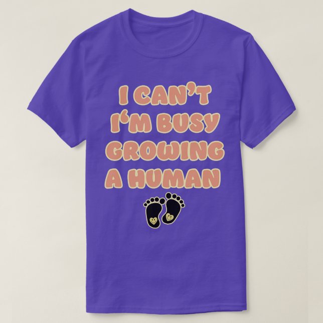 T-shirt Amusante maman de grossesse à 3 ans (Design devant)