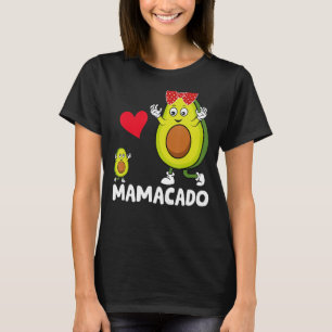 T-shirt Amusante Maman Meilleure Maman Avocado Mamacado Bo