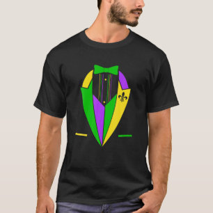 T-shirt Amusante Mardi Gras Tux Parti Costume Famille Corr