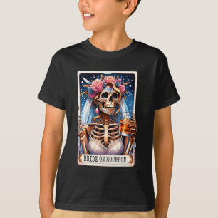 T-shirt Amusante Mariée de Chemise Carte Tarot Sur Bourbon