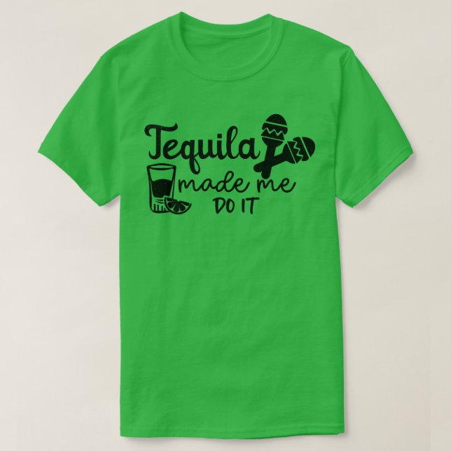 T-shirt Amusante Mariée D'Épouse Bachelorette Tequila Made (Design devant)