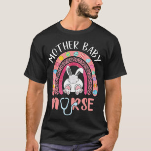 T-shirt Amusante mère bébé infirmière arc-en-ciel infirmiè