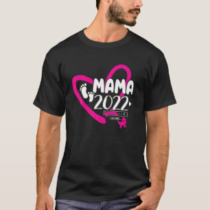 T-shirt Amusante Mère Mama Chargement 2022 Nouvelle Mama 2