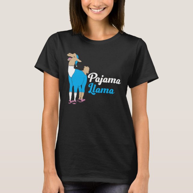 T-shirt Amusante Mette Pajama Llama (Devant)