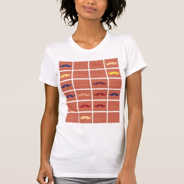 T-shirt Amusante Petite Moustache (Devant)