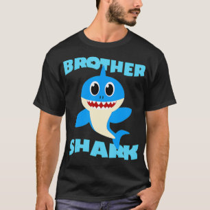 T-shirt Amusante Petits Enfants Jeunes Adultes Frère Shark