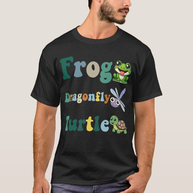 T-shirt Amusante subtile humeur politique Grenouille libel (Devant)