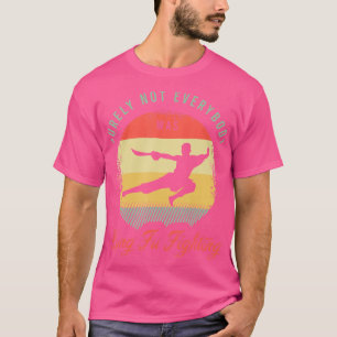 T-shirt Amusante Tenue De Kung Fu Pour Un Combattants De K