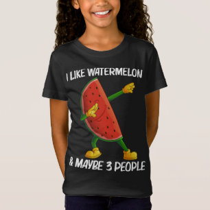 T-Shirt Amusante Watermelon Art Pour Hommes Femmes Melon F
