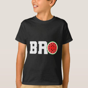 T-shirt Amusante Watermelon Bro mignonne Summer Vacances B
