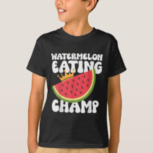 T-shirt Amusante Watermelon Manger Champ Été Manger