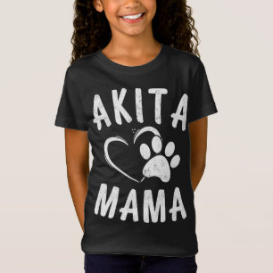 T-Shirt Amusants Akita Mama Cadeau Animaux de compagnie Lo