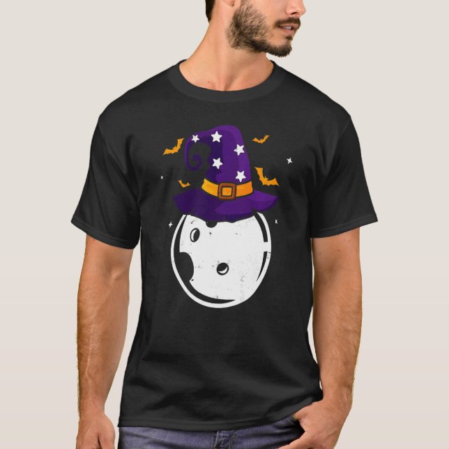 T-shirt Amusants Bowling Witch Casquette Halloween Costume (Devant)