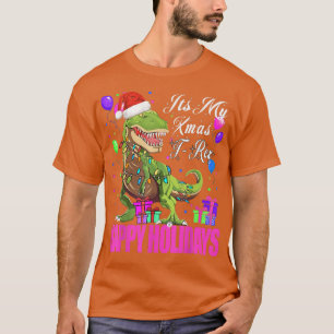 T-shirt Amusants C'est Mes Noël Arbre Dinosaure Joyeux Joy