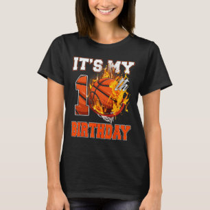 T-shirt Amusants C'est mon 10e anniversaire 10 ans Basketb