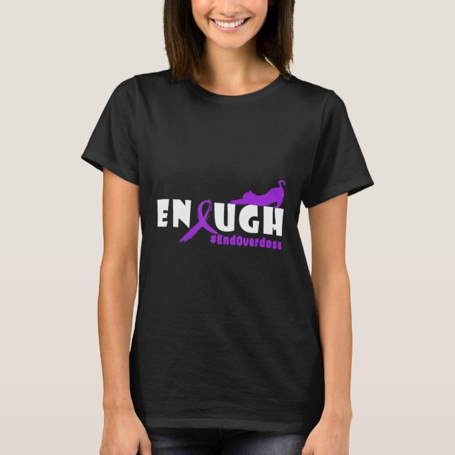 T-shirt Amusants Chat Surdose Conception de sensibilisatio (Devant)