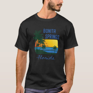 T-shirt Amusants colorés Bonita Springs Floride Sunset Pal