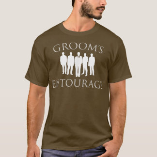 T-shirt Amusants GroomsmenGrooms Entourage Mariage Party