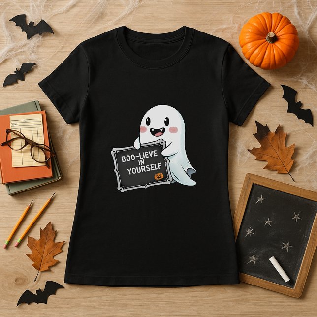 T-shirt Amusants Halloween Professeur BOO LIEVE dans votre (Créateur téléchargé)
