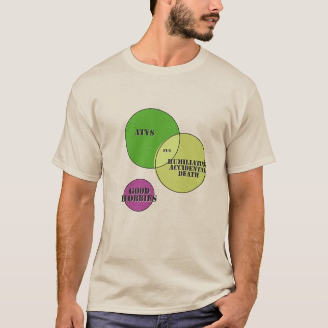 T-shirt Amusants Humiliation de la mort accidentelle Bon p (Devant)