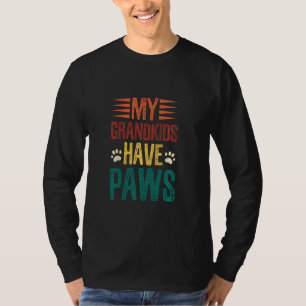 T-shirt Amusants Petits-Enfants Ont Pâtes Chien Chat Grand