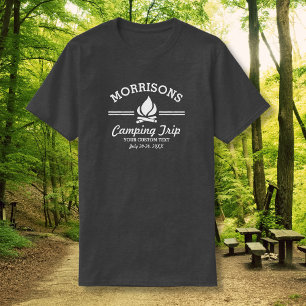 T-shirt Amusants Retro Famille Réunion Camping Voyage Camp