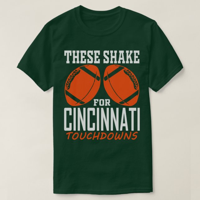 T-shirt Amusants Ventilateurs Cincinnati Ces Shake Pour Le (Design devant)