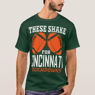 T-shirt Amusants Ventilateurs Cincinnati Ces Shake Pour Le