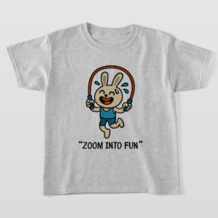 T-shirt « Amusement à sauter avec un masque de lapin – T-S