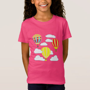 T-Shirt Amusement avec le ballon à air chaud touchant le n
