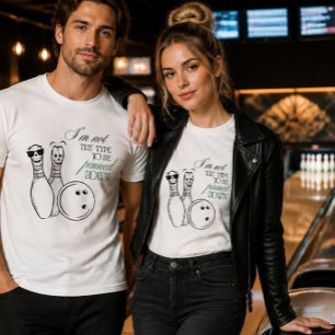 T-shirt Amusement Bowling Pinned Down