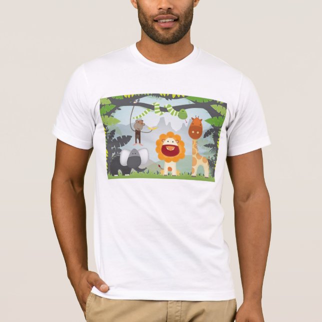 T-shirt Amusement de jungle (Devant)