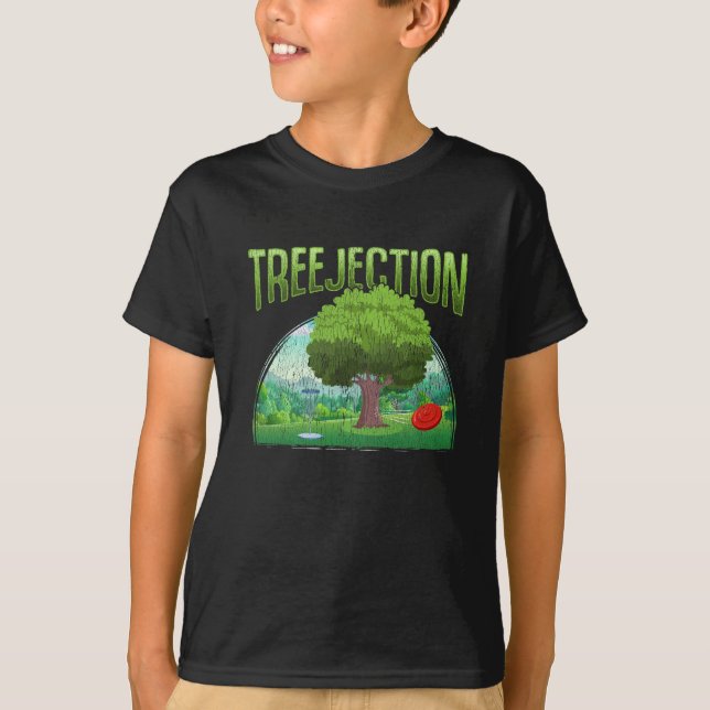 T-shirt Amusement de l'arbre du Humour de golf Funny Disk (Devant)