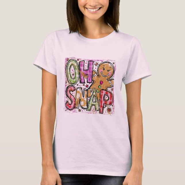 T-shirt Amusement des Fêtes - Oh Snap! (Devant)