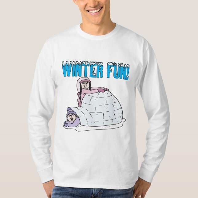 T-shirt Amusement d'hiver (Devant)