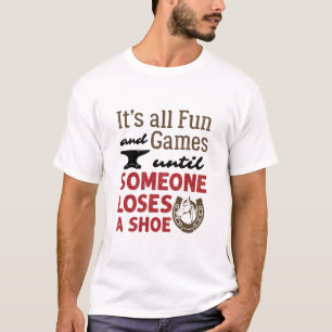 T-shirt Amusement et jeux de mariés jusqu'à ce que quelq