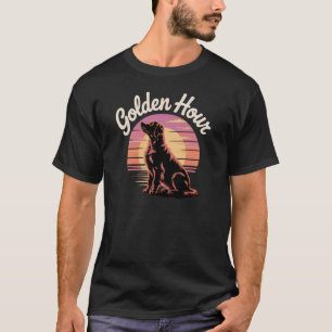 T-shirt Amusement Golden Retriever - Heure du Coucher de S