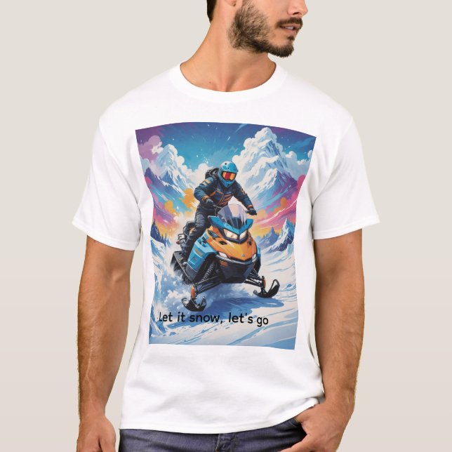 T-shirt Amusement hivernal (Devant)
