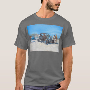 T-shirt Amusement Hotrod sur Bonneville Salt Flats