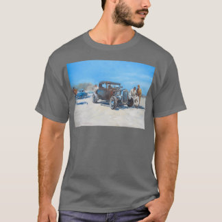 T-shirt Amusement Hotrod sur Bonneville Salt Flats