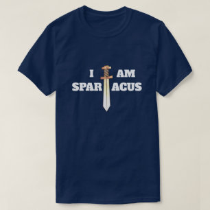 T-shirt Amusement "je suis Spartacus" avec l'épée