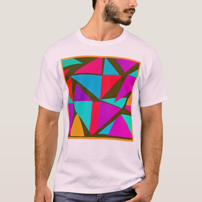 T-shirt Amusement Motif coloré (Devant)